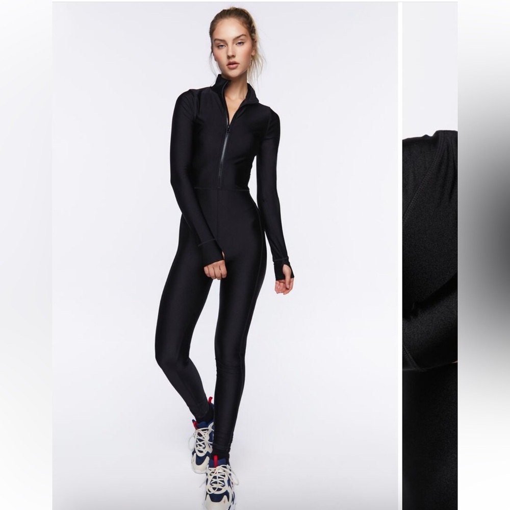 Active Zip-Up Jumpsuit